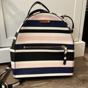 Striped Kate Spade Backpack